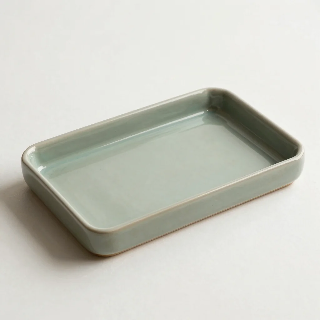 Sage Ceramic Workspace Tray