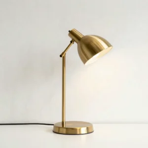 Minimalist Brass Desk Lamp
